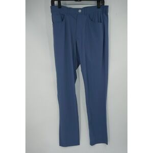 Redvanly Pants Blue Golf Performance Stretch Nylon Spandex Athletic Medium 33x32